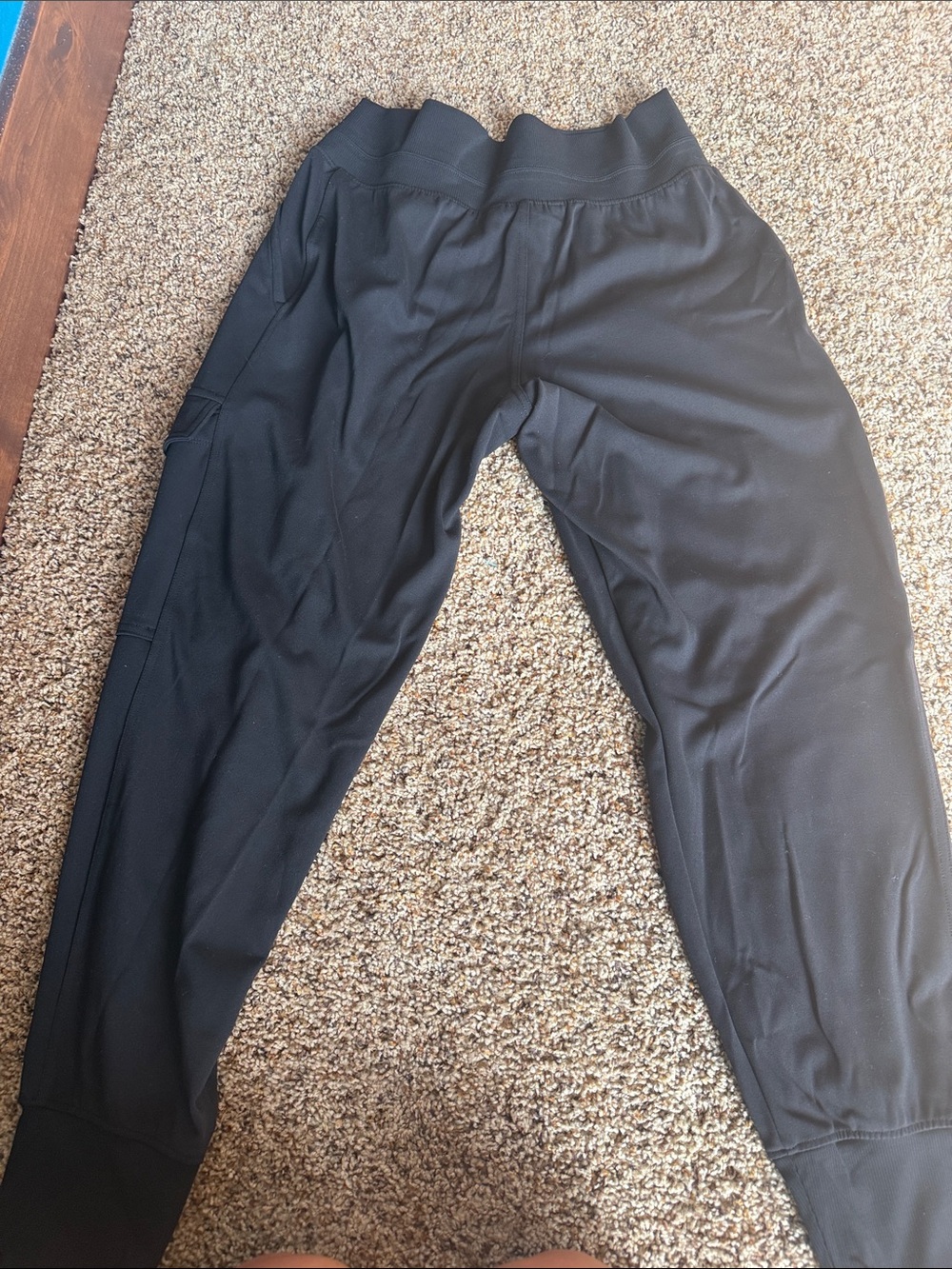 Athleta Black Cargo Jogger Pants - Picture 6 of 8